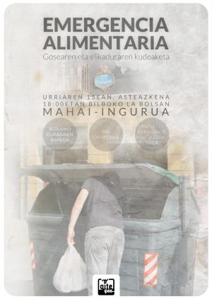 Emergencia Alimentaria | Mesa redonda y coloquio [15 OCT]