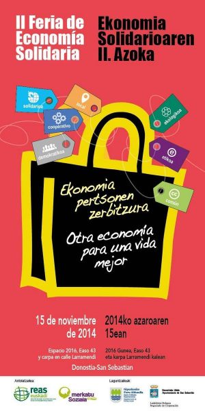 II Feria de Economía Solidaria: «Nos vamos de Feria / Goazen Azokara!»