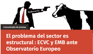 Sektorearen arazoa egiturazkoa da: ECVC eta EMB Europako Behatokiaren aurrean