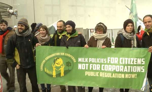 concentracion productores leche bruselas