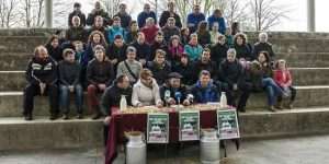 Manifestación en defensa del sector lácteo el 1 de abril en Elizondo