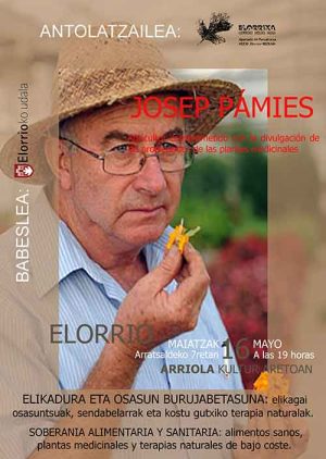 Charla de Josep Pamies en Elorrio: «Soberanía Alimentaria y Sanitaria»