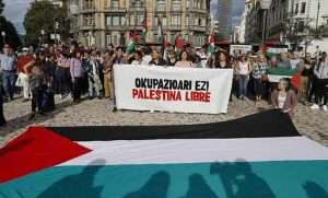 Euskal Herriko hainbat sindikatuk elkartasuna adierazi diote Palestinari