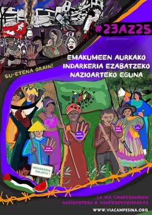 Llamamiento de La Vía Campesina en el Día Internacional por la eliminación de la violencia contra las mujeres