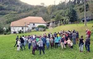 Amillubi proiektua hasia da konponketa lanak, landaketak eta formazio saioak egiten