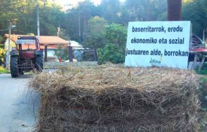 Los baserritarras no quieren vivir de las subvenciones